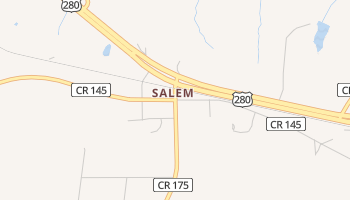 Salem, Alabama map