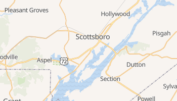 Scottsboro, Alabama map