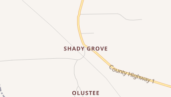 Shady Grove, Alabama map