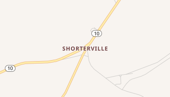 Shorterville, Alabama map