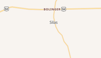 Silas, Alabama map