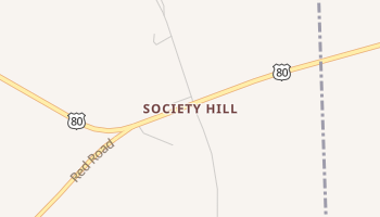 Society Hill, Alabama map