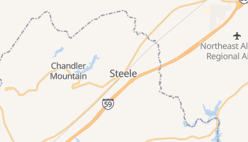 Steele, Alabama map