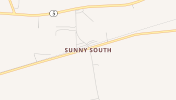 Sunny South, Alabama map