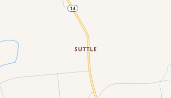 Suttle, Alabama map
