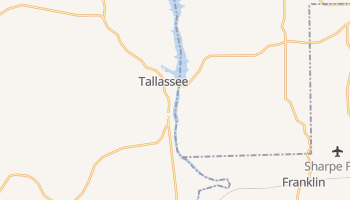 Tallassee, Alabama map