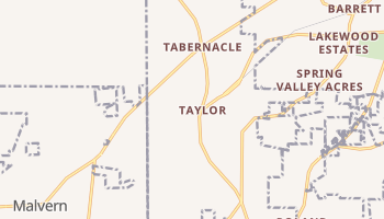 Taylor, Alabama map