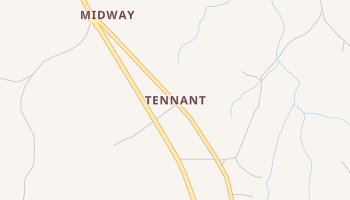Tennant, Alabama map