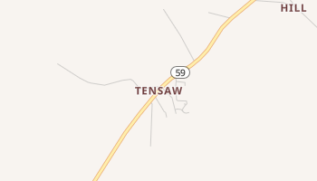 Tensaw, Alabama map