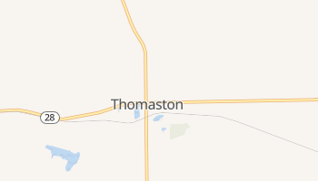 Thomaston, Alabama map