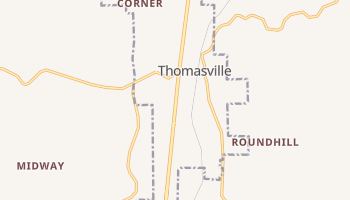 Thomasville, Alabama map