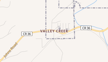 Valley Creek, Alabama map