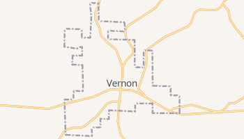 Vernon, Alabama map
