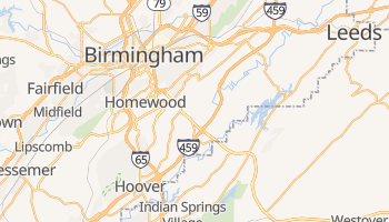 Vestavia Hills, Alabama map