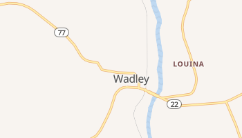 Wadley, Alabama map
