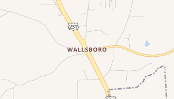 Wallsboro, Alabama map