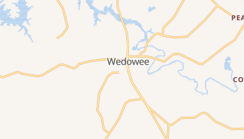 Wedowee, Alabama map