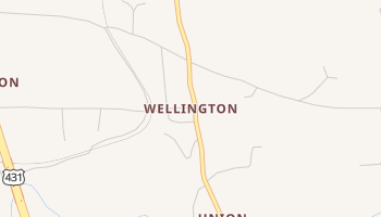 Wellington, Alabama map