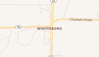Winterboro, Alabama map