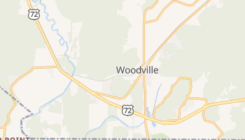 Woodville, Alabama map