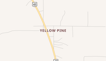 Yellow Pine, Alabama map