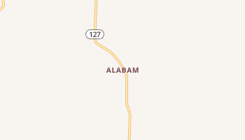 Alabam, Arkansas map