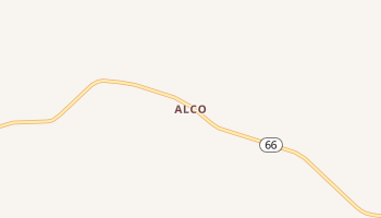 Alco, Arkansas map