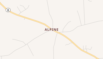 Alpine, Arkansas map