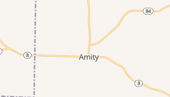 Amity, Arkansas map