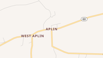 Aplin, Arkansas map