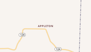 Appleton, Arkansas map