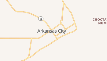 Arkansas City, Arkansas map