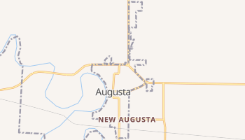 Augusta, Arkansas map