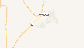 Avoca, Arkansas map