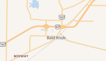 Bald Knob, Arkansas map