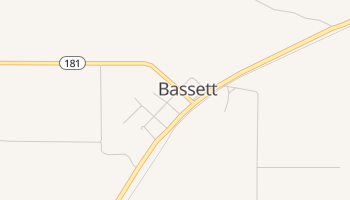 Bassett, Arkansas map