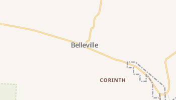 Belleville, Arkansas map