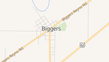 Biggers, Arkansas map