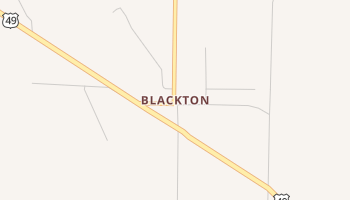 Blackton, Arkansas map