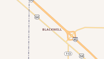 Blackwell, Arkansas map