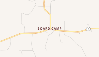 Board Camp, Arkansas map