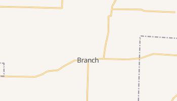 Branch, Arkansas map