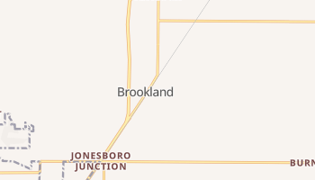 Brookland, Arkansas map