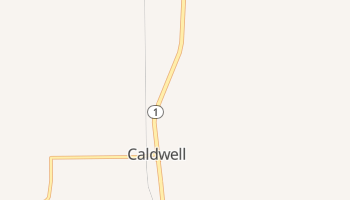 Caldwell, Arkansas map