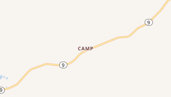 Camp, Arkansas map