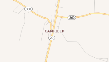 Canfield, Arkansas map