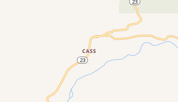 Cass, Arkansas map