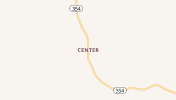 Center, Arkansas map