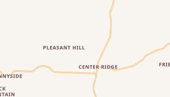 Center Ridge, Arkansas map