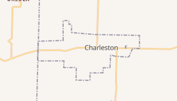 Charleston, Arkansas map